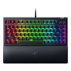 Razer BlackWidow V4 75% Ergonomic Gaming Mechanical Keyboard, Black (RZ03-05000200-R)* Ergonomic Keyboards