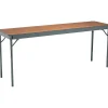 Outlet Rectangular Folding Table, 30Hx18Wx72"L Folding Tables