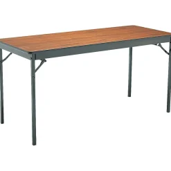 Rectangular Folding Table, 30Hx24Wx60"L Folding Tables
