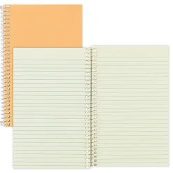 Rediform Brown Board Cover 1-Subject Notebooks, 5" x 7.75", Narrow Ruled, 80 Sheets, Brown (RED33002) Best