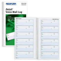 Rediform Detail Message Pad, 10.63" x 5.63", Unruled, White, 100 Sheets/Pad (51113) Outlet