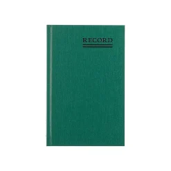 Discount Emerald Series Record Book, 6.25"W x 9.63"H, Green, 100 Sheets/Book (56521) Accounting & Record Journals