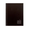 Rediform Executive and Journals 1-Subject Professional Notebooks, 7.25" x 9.25", Quad, 96 Sheets, Black (A9Q) New