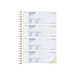 Online Gold Standard 2-Part Carbonless Receipts Book, 7