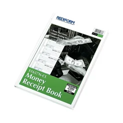 Online Money 3-Part Carbonless Receipt Book, 2.75" x 6.88", 200/Pack (S1657NCL) Accounting & Record Journals