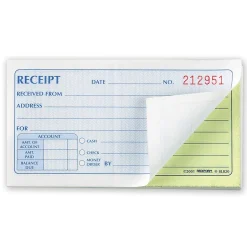 Online Money Receipt Book, 2 3/4