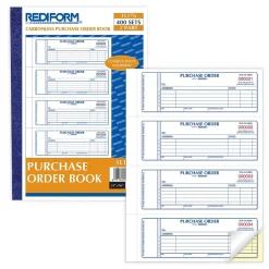Discount 2-Part Carbonless Purchase Requisitions, 7"L x 2.7"W, 400 Sets/Book (RED1L176) Business Forms