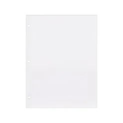 National Brand Rediform Unruled Filler Paper, 11" x 8.5", White, 100/Pack (20121) Outlet