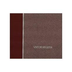Best Visitor Book, 9.88" x 8.5", Burgundy, 64 Sheets/Book (57-803) Accounting & Record Journals