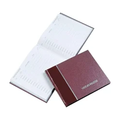 Best Visitor Book, 9.88" x 8.5", Burgundy, 64 Sheets/Book (57-803) Accounting & Record Journals