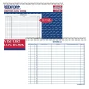 Outlet Visitors Log Book, 11" x 8.5", 50 Pages, Multicolor (9G620) Accounting & Record Journals