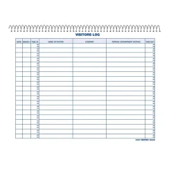 Outlet Visitors Log Book, 11