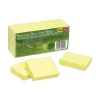 Outlet Recycled Notes, 1 1/2" x 2", Yellow, 100 Sheet/Pad, 12 Pads/Pack (25700) Sticky Notes