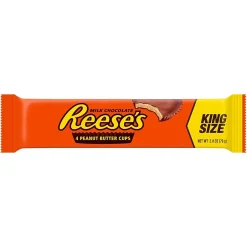 Chocolate<Reese's King Size Peanut Butter Cups, 2.8 oz., 24/Box (HEC48000)