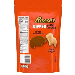 Crackers<Reese's Milk Chocolate Peanut Butter Dipped Animal Crackers, 24 oz., 1/Each (220-02231)