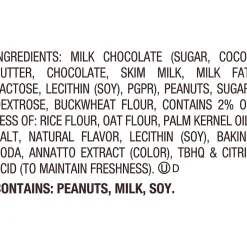 Chocolate<Reese's Miniatures Sugar Cookie Milk Chocolate Peanut Butter Cups Candy Bag, 9.9 oz. (34000-45301)