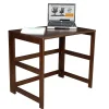Discount Flip Flop 31" Folding Desk, Mocha Walnut (HDSKF3121MW) Computer Desks