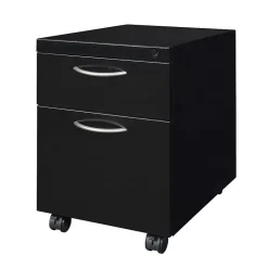 Discount Fusion Mobile Box File Pedestal, Black (MMPBF18ABK) File Cabinets