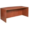 Sale Legacy 71" Bowfront Desk Shell- Cherry Office Desks