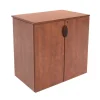 Clearance Legacy Stackable Storage Cabinet, Cherry Storage Cabinets