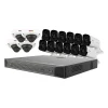 Security Cameras & Systems<REVO America Ultra HD Audio Capable 16 Channel 4 TB NVR Surveillance System with 16 Cameras (RU162D4GB12GA)