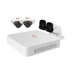 Security Cameras & Systems<REVO America Ultra HD Audio Capable 4 Channel 1 TB NVR Surveillance System with 4 Cameras (RU82D2GB2GA-2T)