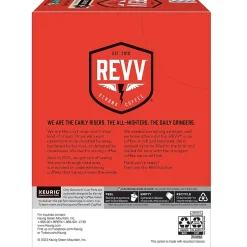 Keurig K-Cups<Revv Coffee No Surrender Coffee Keurig® K-Cup® Pods, Dark Roast, 96/Carton (6873CT)