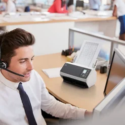 Portable Scanners<Ricoh FI-8170 CG01000-303101 Document Scanner with 3 Additional Years of Advance Exchange Service, Black/White