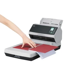 Desktop Scanners<Ricoh fi-8270 Duplex Document Scanner, Black/White (PA03810-B555)