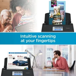 Portable Scanners<Ricoh ScanSnap IX1600 PA03770-B635 Wireless Duplex Document Scanner, Black