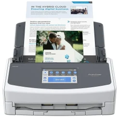Portable Scanners<Ricoh ScanSnap IX1600 PA03770-B615 Wireless Duplex Document Scanner, White