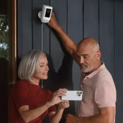 Security Cameras & Systems<Ring Spotlight Cam Pro Wired Security Camera, White (B09DRK9ZJ8)