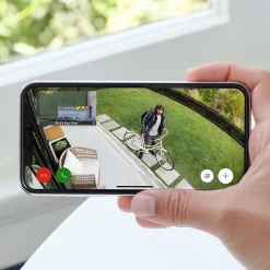 Security Cameras & Systems<Ring Stick Up Cam Pro Plug In Indoor/Outdoor HDR Security Camera, White (B09CKN2D4S)