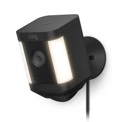 Security Cameras & Systems<Ring  Spotlight Cam Plus Outdoor Wireless Security Camera, Black (B09J6BCPHG)