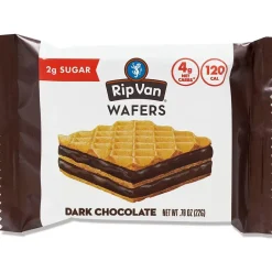 Cookies<Rip Van Dark Chocolate Wafers, 0.78 oz., 16 Packs/Box (5207)