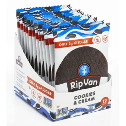 Cookies<Rip Van Wafels Cookies and Cream Stroopwafels, 1.16 oz., 12 Packs/Box, 12/Box (RVW00388)