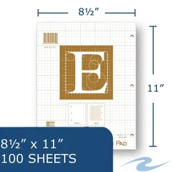 Roaring Spring Paper Products Roaring Spring Engineer Calculation 1-Subject Computation Notebooks, 8.5" x 11", Graph Ruled, 100 Sheets, Manila (95182) Discount
