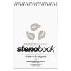 Roaring Spring Paper Products Roaring Spring Enviroshades Steno Notebook, 6" x 9", 80 Sheets/Pad, Gregg Ruled, Recycled Gray Paper, 4 Books/Pk (12274) New