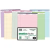 Roaring Spring Paper Products Legal Pads, Recycled Paper in Assorted Colors, 8.5" x 11.75", 50 Sheets/Pad, 6 Pads/Pack (74221) Hot