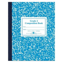Roaring Spring Paper Products Composition Notebooks, 7.75" x 9.75", Wide Ruled, 50 Sheets, Blue (ROA77921) Outlet
