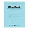 Roaring Spring Paper Products Exam 1-Subject Exam Notebook, 7" x 8.5", Wide Ruled, 12 Sheets, Blue (77513) Hot