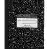Roaring Spring Paper Products Composition Notebooks, 9.75" x 7.5", Wide Ruled, 50 Sheets, Black (77220)