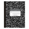 Roaring Spring Paper Products 1-Subject Composition Notebooks, 8" x 10", Wide Ruled, 60 Sheets, Black (77505) Discount