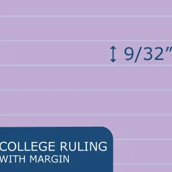 Roaring Spring Paper Products Roaring Spring WIDE Landscape Notepad, College Ruled, 11