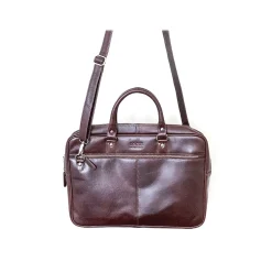 Rogue Wallet Rogue Leather Business Messenger Bag, Brown (WALMESSLTHBROWN)