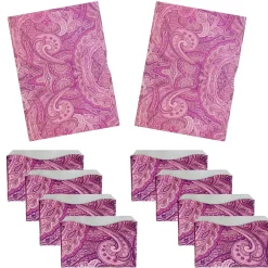 Rogue Wallet WalletGuard RFID Paper Travel Wallet, Purple, 10/Pack (WALRFIDPKGPAISL)