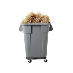 Rubbermaid Brute Indoor Trash Can, Gray Plastic, 40 Gal. (FG353600GRAY)