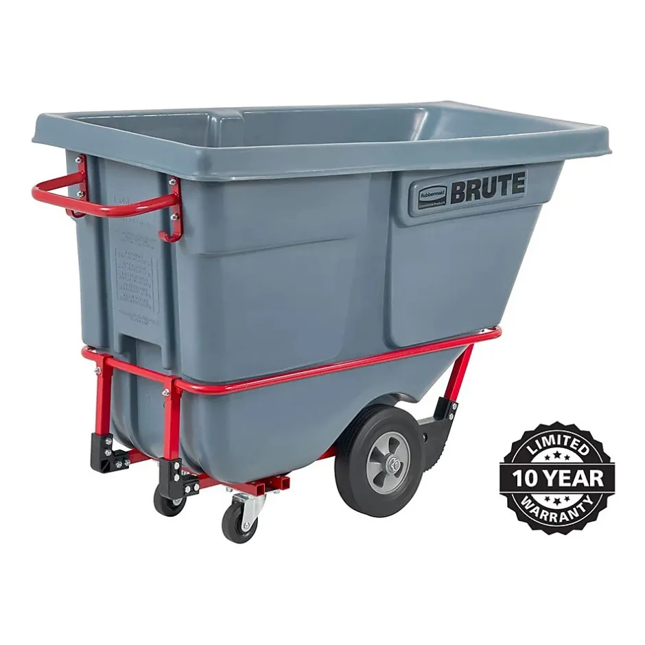 Hand Trucks & Dollies<Rubbermaid Brute Standard-Duty Tilt Truck, 0.5 Cu. Yd., Gray (2192466)