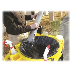 Rubbermaid GroundsKeeper Outdoor Ash Urn, Black Resin (FG257088BLA)