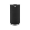 United Receptacle Rubbermaid Indoor Trash Can w/ No Lid, Black Steel, 12 Gal. (FGSO1220PLBK)